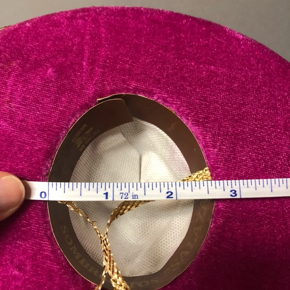 Adorable authentic pink Sombrero from Mexico